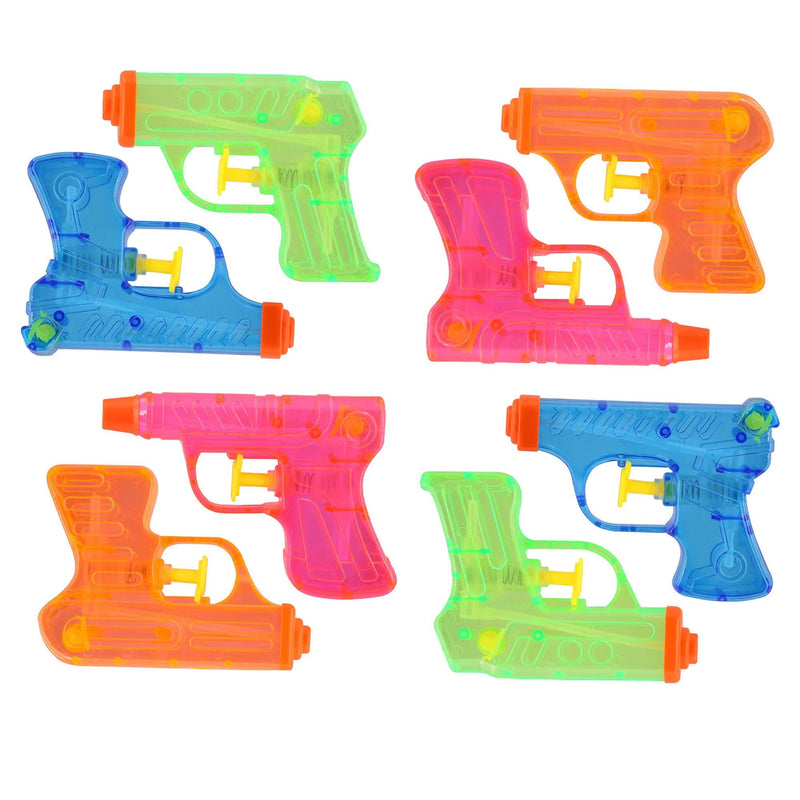 Banzai Mini Soaker Water Blasters, Kids' Outdoor Summer Water Toy, Age 3+, 8-Pk V9