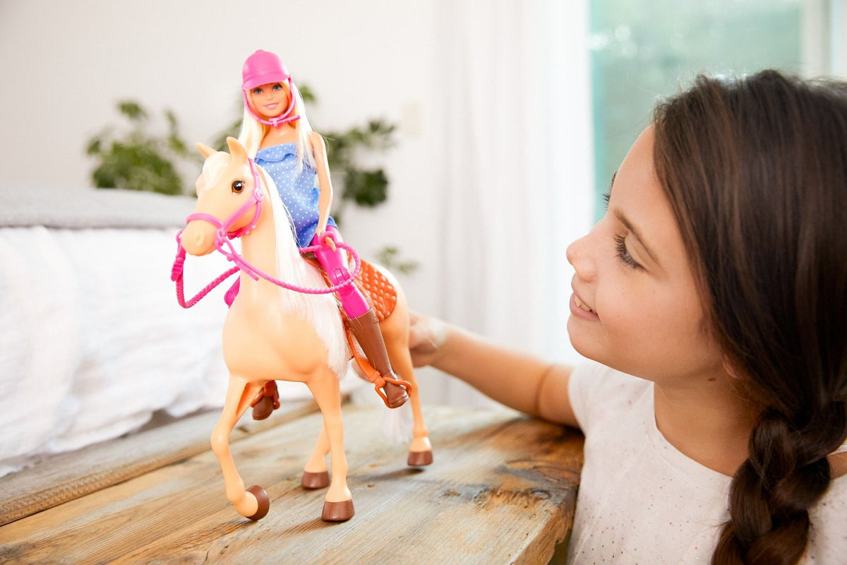 Barbie Doll & Horse Playset for Kids, Assorted, Ages 3+