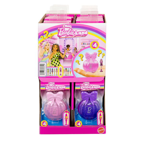 Barbie Mini BarbieLand Series 4 Fashionista Dolls with Surprise Blush Reveal, Assorted Styles A2