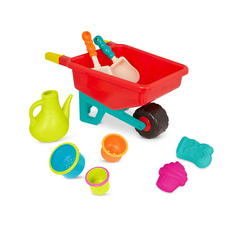 Battat Wheelbarrow Wonders Beach Set G4