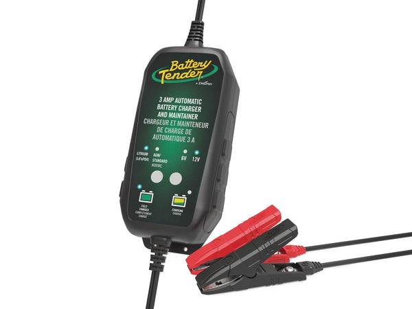 Battery Tender Smart Battery Charger/Maintainer, 3-Amp, 6V/12V J2