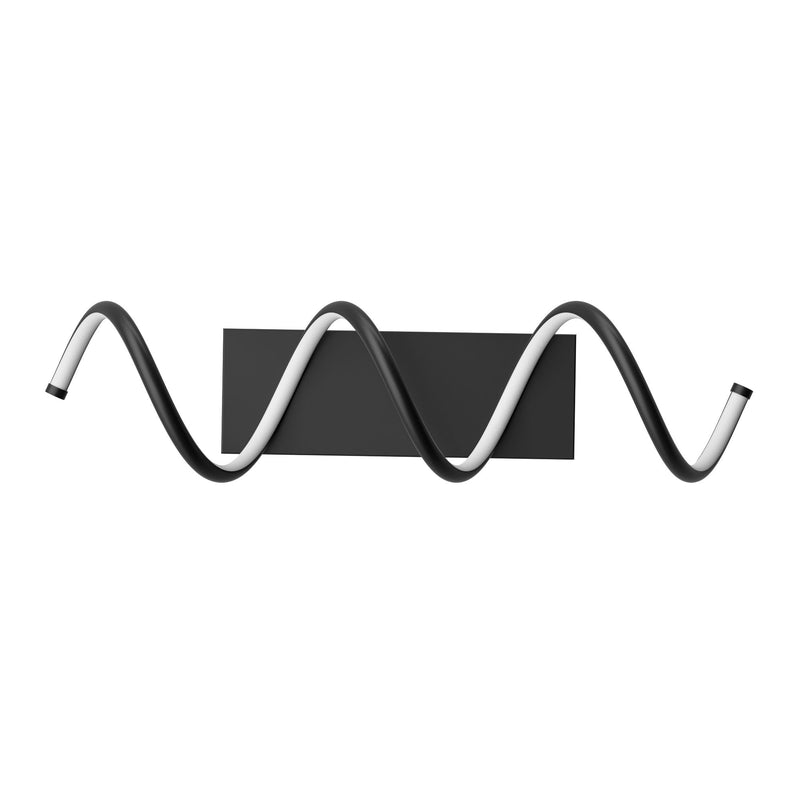BAZZ Dante 16W/3000K Matte Black Integrated LED Wall Lamp Vanity Light D0