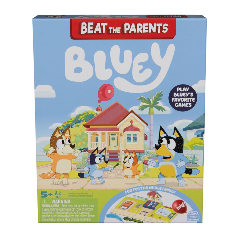 Beat the Parent Bluey Family Board Game, English Edition B0