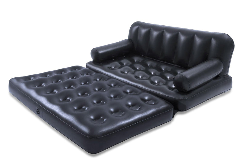 Bestway 5-in-1 Inflatable Multi-Functional Sofa Air Couch, Double, Navy G9
