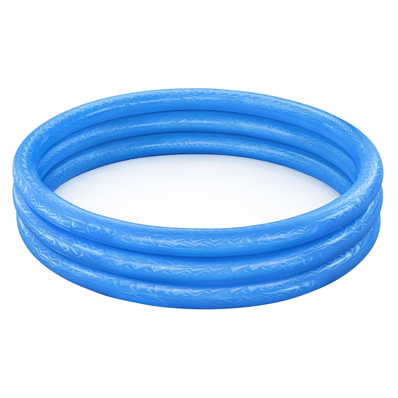 Bestway Inflatable 3-Ring Pool, 5-ft x 12-in, Assorted Colours W7