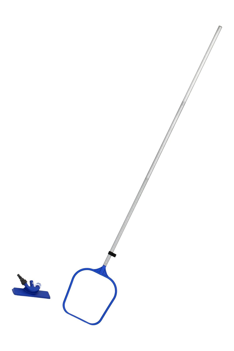 Bestway Pool Hydro Cleaning Above Ground Pool Maintanance Kit with Vacuum, Skimmer & Pole A1