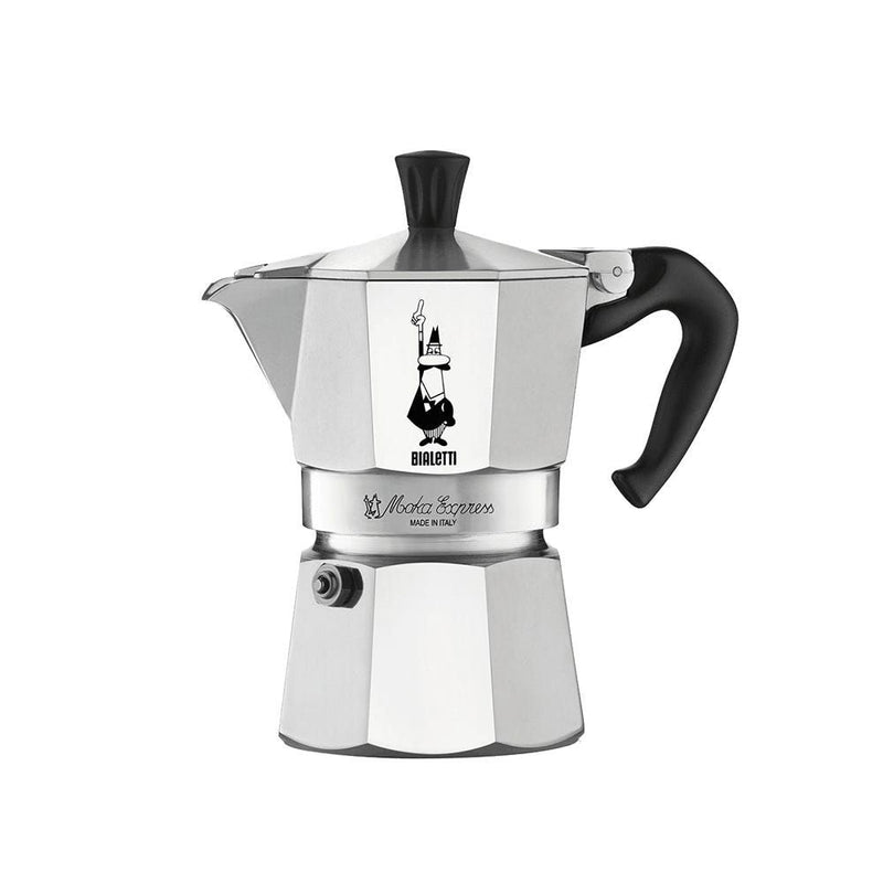Bialetti Moka Pot with Ergonomic Anti-Scale Handle, 3-Cup X2