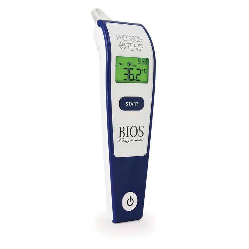Bios Diagnostics Precision Temp Digital Ear Thermometer with Bluetooth, 1-Second Reading B5