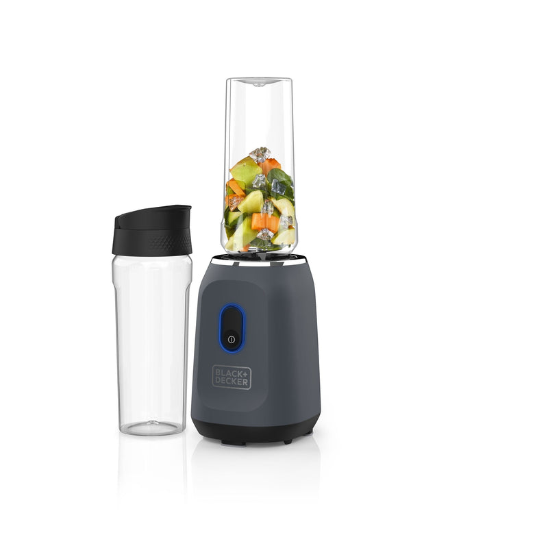 Black & Decker 300W Grey Personal Blender with Dual 20-oz Jars V1