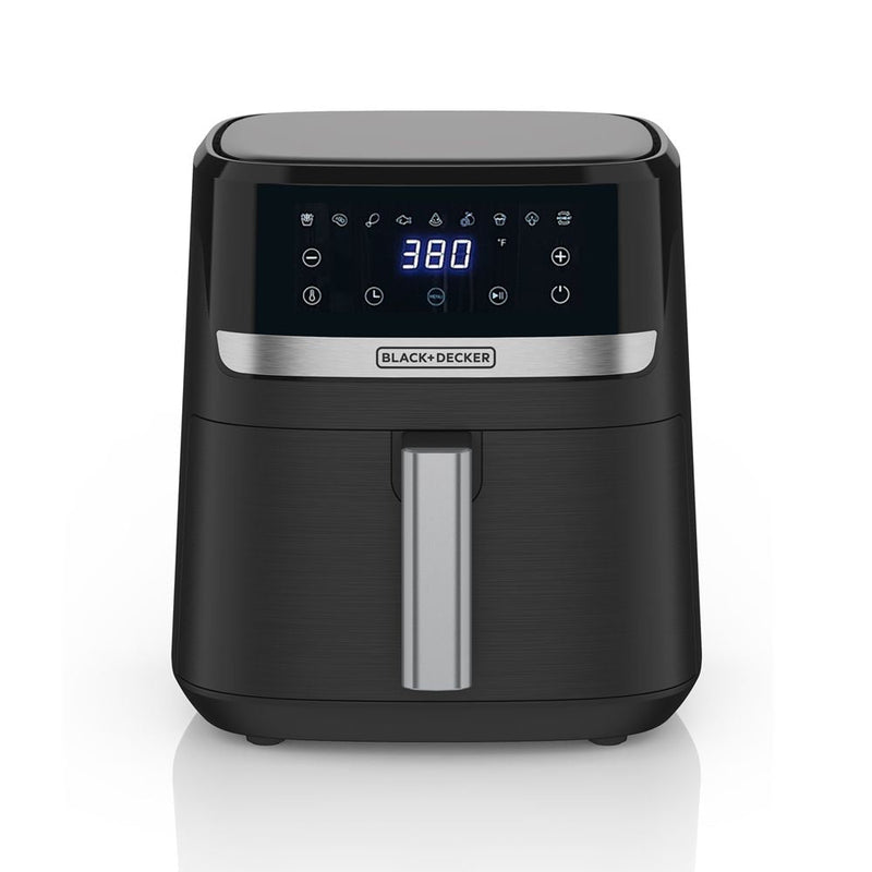 Black & Decker 8-in-1 Digital Air Fryer with Non-Stick Cooking Basket, 6-qt S1