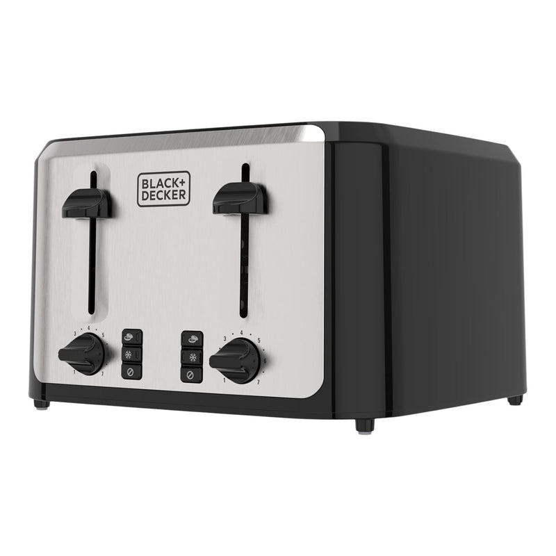 Black & Decker Extra Wide Slots Toaster with 7 Settings, 4-Slices B5