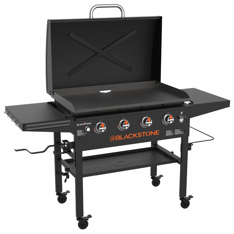 Blackstone 4-Burner LP Gas Portable Griddle with Lid, 36-in C8