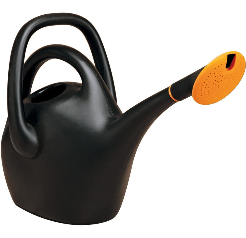 Bloem Easypour 2-in-1 Spout Watering Can with Dual Handle, 9.8-L, (2.6 US gal) Black J0