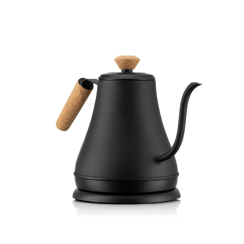 Bodum Electric Cordless Gooseneck Water Kettle with Auto Shut Off, Black, 0.8-L E7