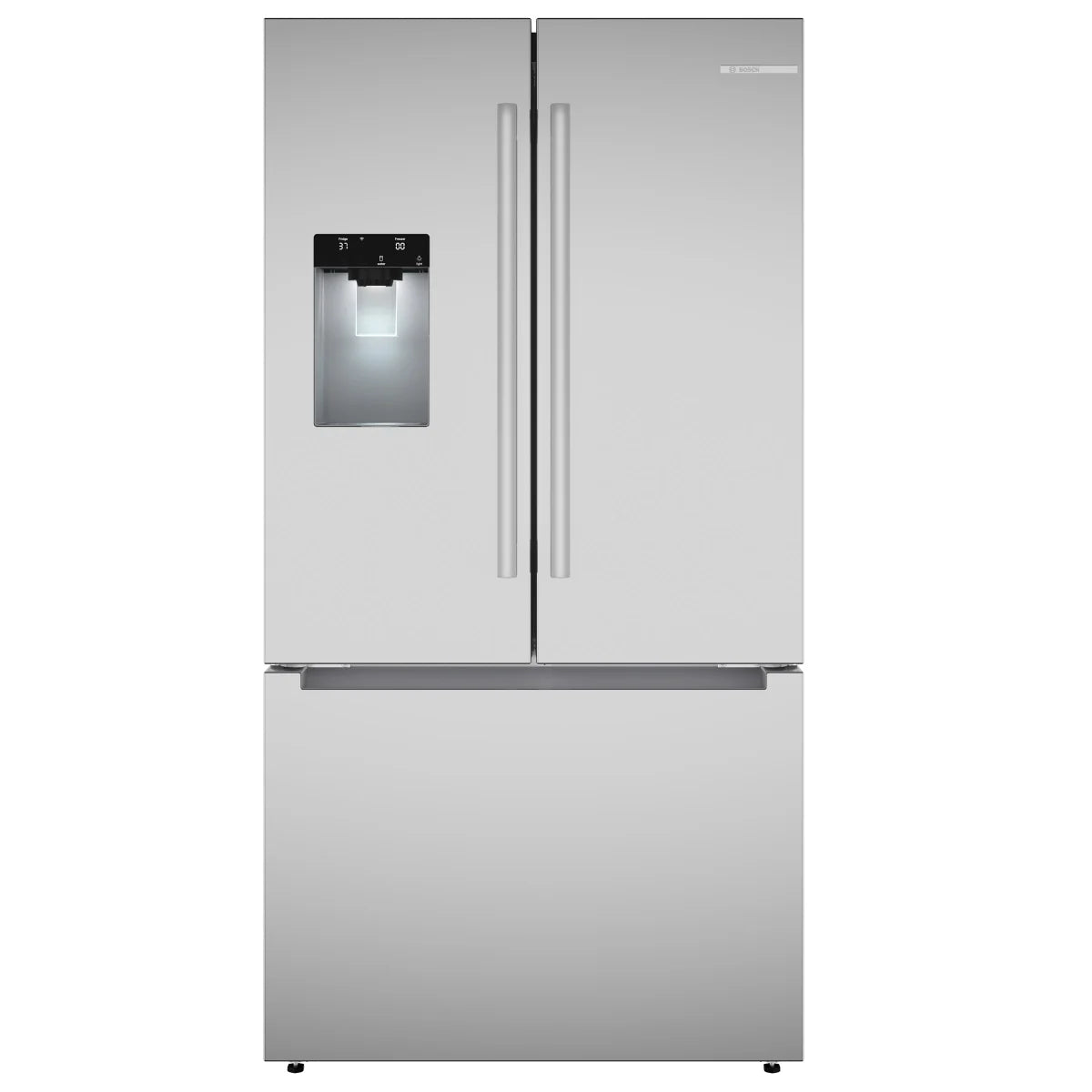 Bosch 500 Series 24 in Stainless Steel German Made Third Rack Dishwasher with Pocket Handle