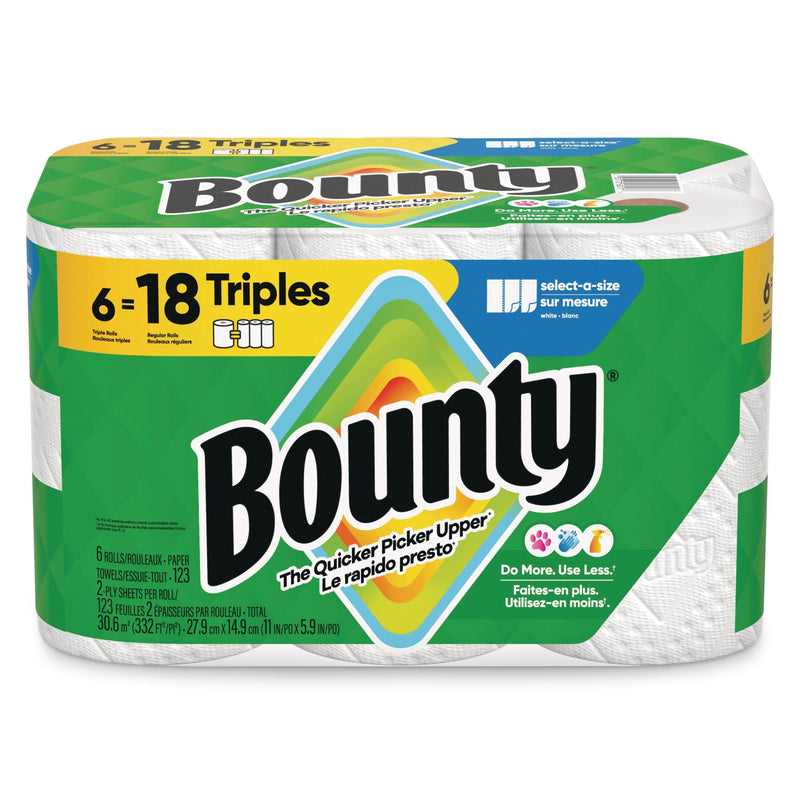 Bounty Triple Roll Paper Towel, 2-ply, 6-pk N1