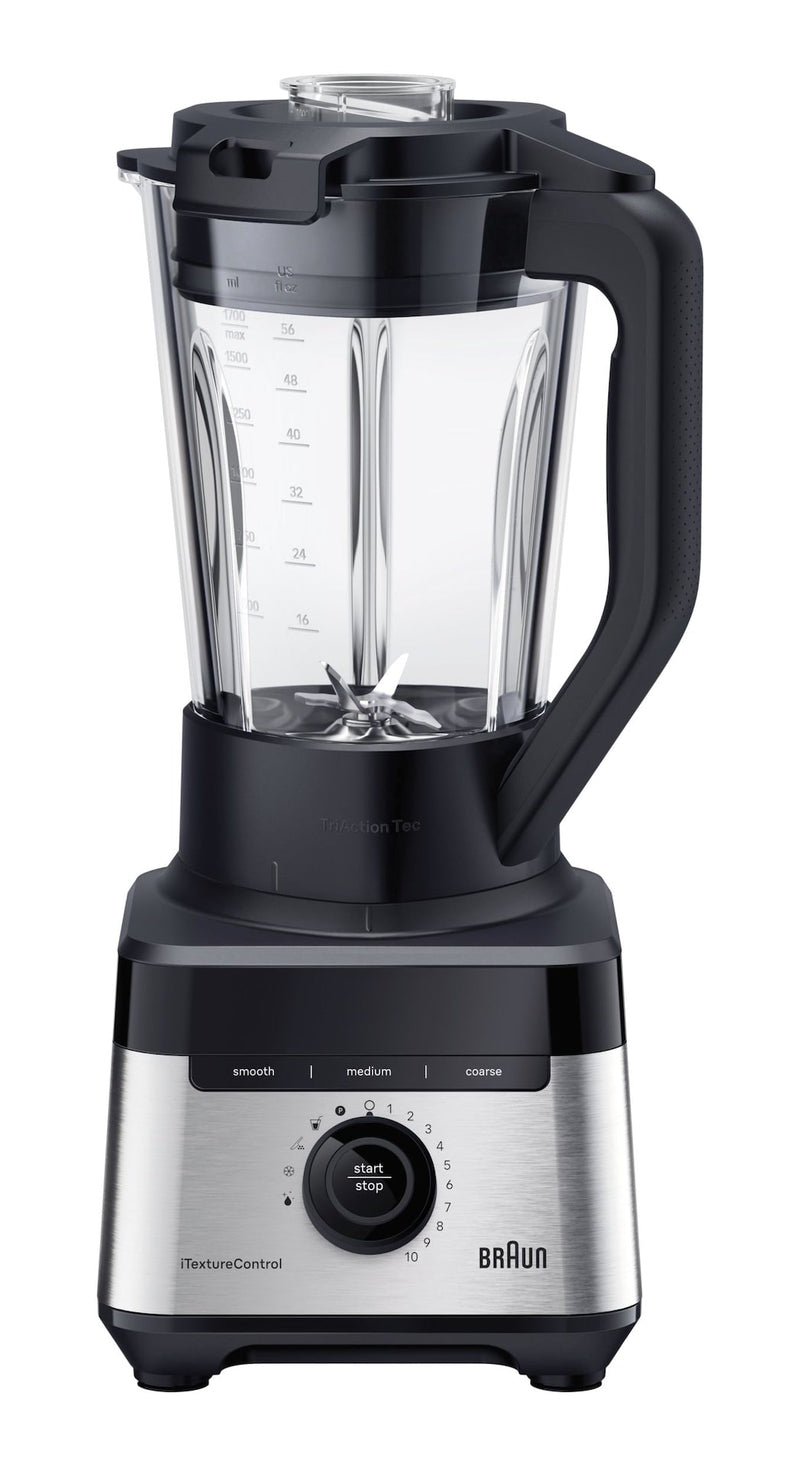 Braun 10-Speed Kitchen Jug Blender with 9 Settings & iTextureControl, 1200W, Black P3