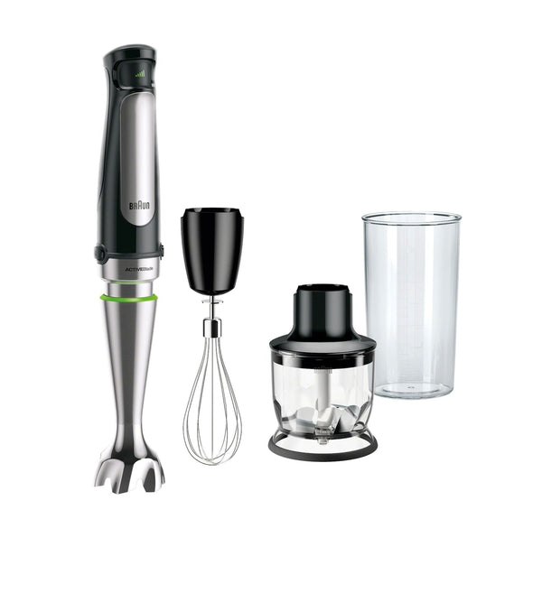 Braun Hand Blender & 1.5-Cup Food Processor with Whisk and Beaker T1