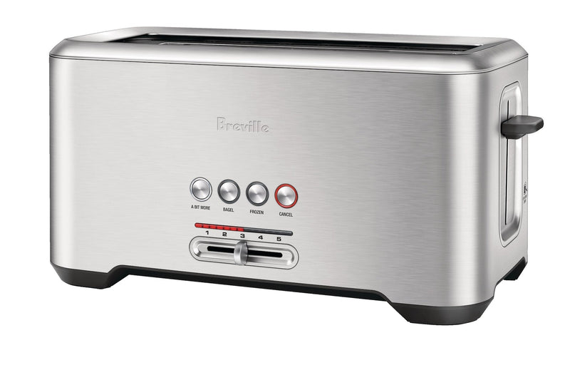 Breville ‘A Bit More’ 4-Slice Toaster, Brushed Stainless Steel W4