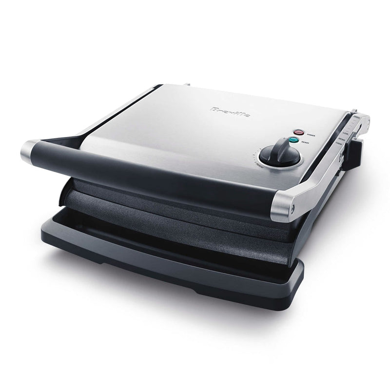 Breville Panini Non-Stick Indoor Grill & Sandwich Press, Brushed Stainless Steel A3