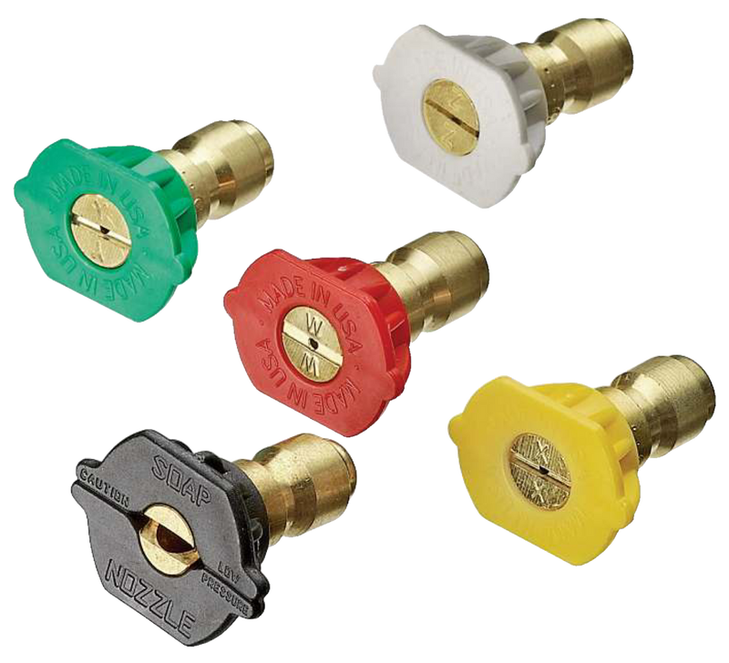 Briggs & Stratton Quick-Connect Spray Nozzle Tips Kit Compatible with 4000 PSI Gas Pressure Washer, 5-pk A7