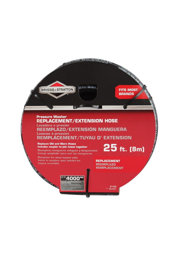 Briggs & Stratton Replacement/Extension Hose, Compatible with 4000 PSI Gas Pressure Washer, 25-ft R3