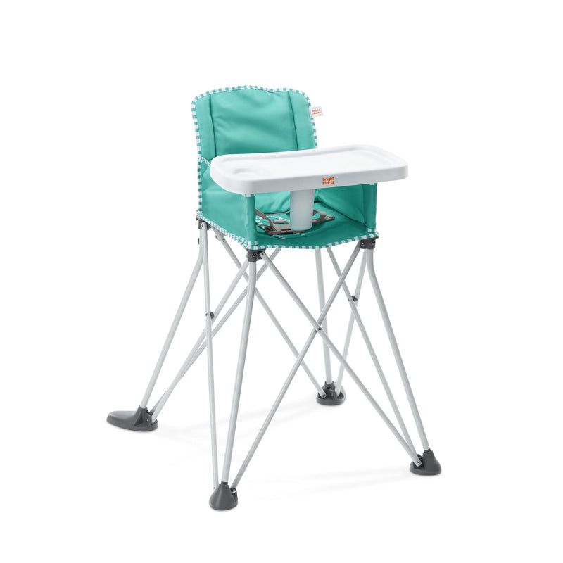 Bright Starts Pop 'N Dine Portable High Chair, Teal W0