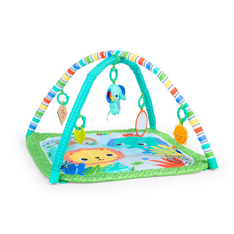 Bright Starts Wild Wiggles Activity Mat with Toy Bar N8