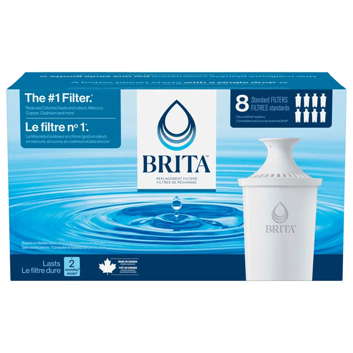 Brita Replacement Filters, 8-pack P8