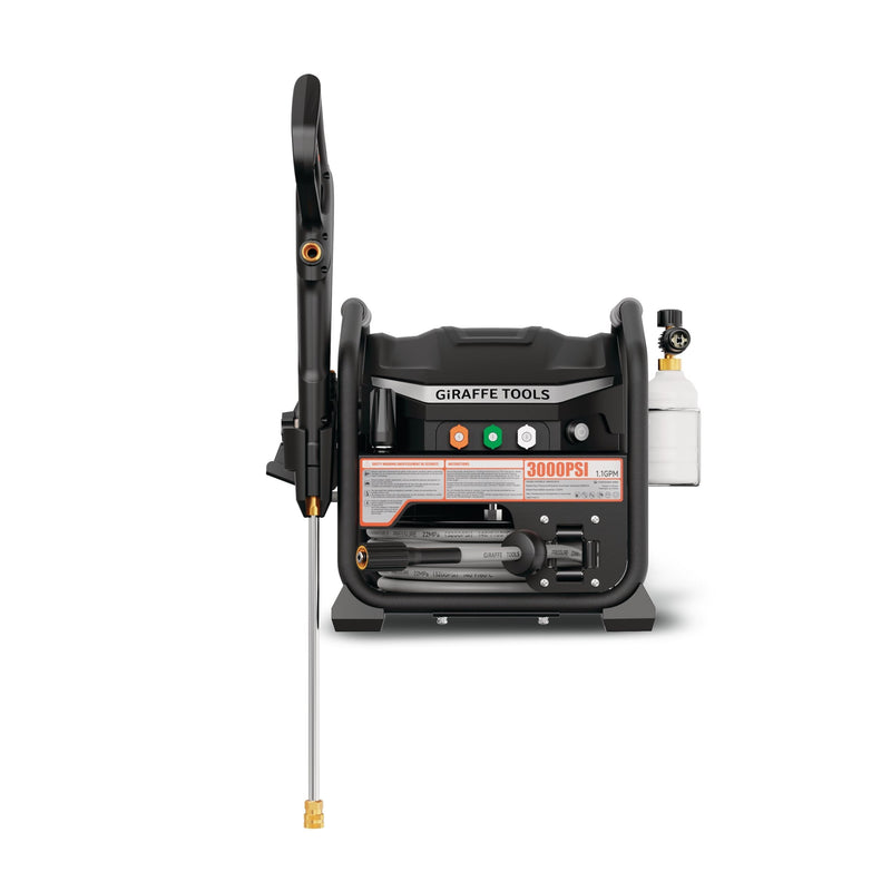 Brushless Electrical Pressure Washer 3000 PSI, with 50 ft retractable hose B2