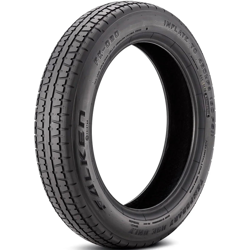 Falken FK-090 T125/70D17 98M Temporary Spare Tire -- Compact Emergency Replacement Tire W1
