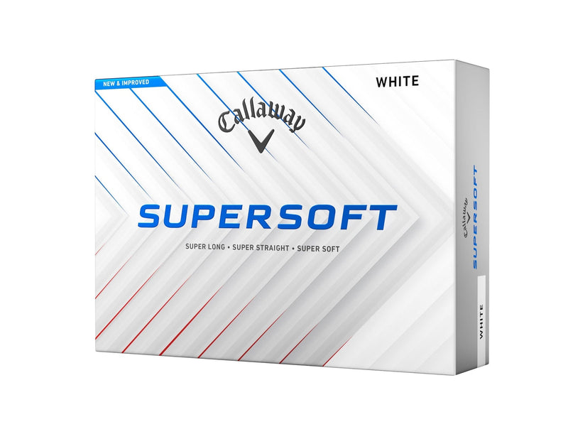 Callaway Golf SuperSoft Golf Balls, 2025 Version, White, 12-pk W8
