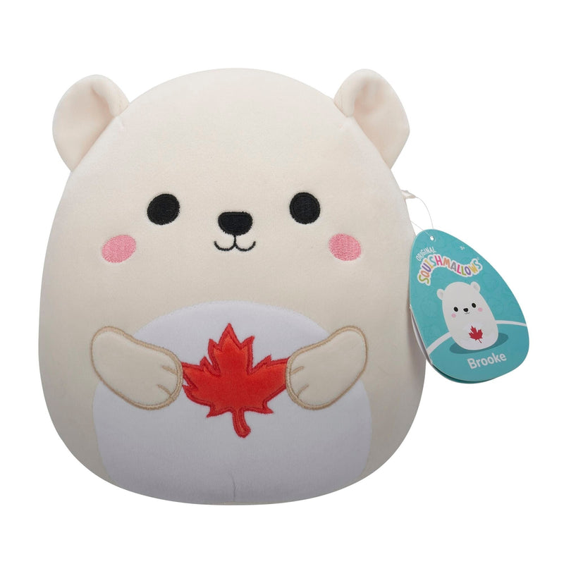 Canada Day Squishmallow Polar Bear Plush, 8-in S7