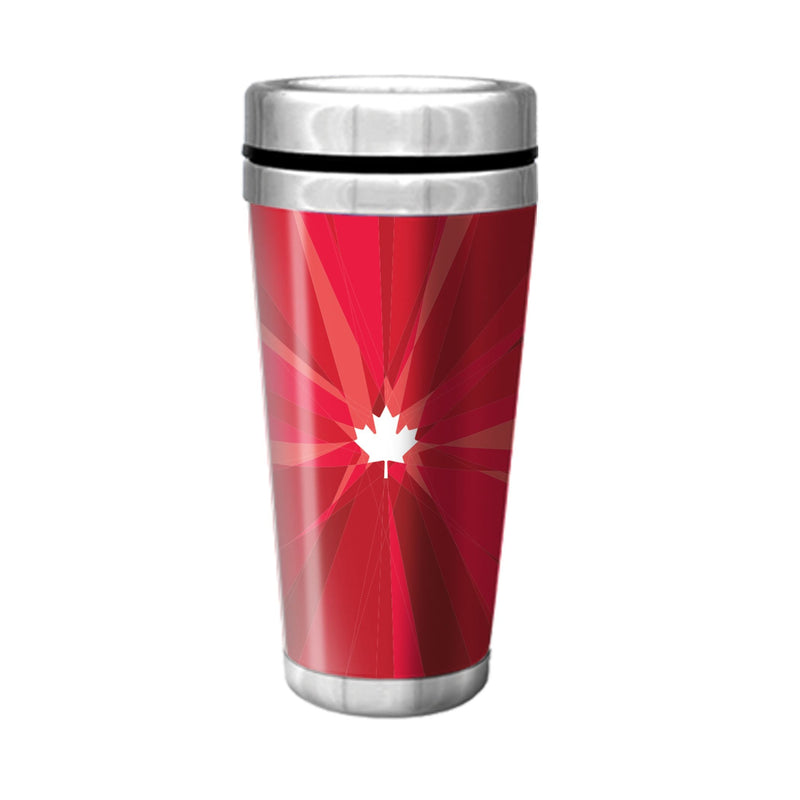 Canadian Olympic Team Stainless Steel Travel Mug For Fans/Collectors, Red, 16-oz I3