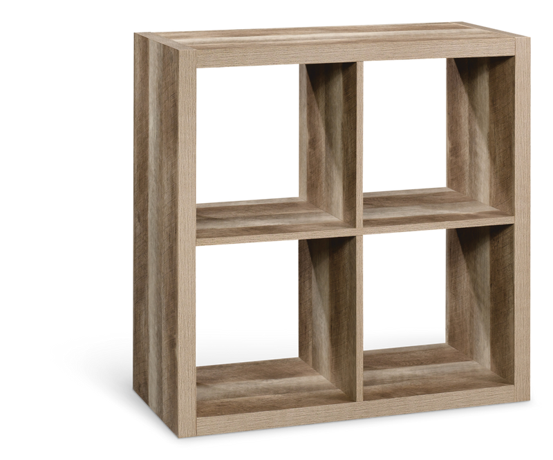 CANVAS Fraser 4-Cube Storage Organizer, Bookcase/Bookshelf, Light Oak Finish A7