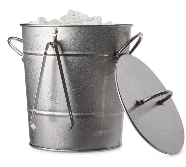 CANVAS Ice Bucket and Scoop, Stainless Steel with Insulated Liner, Silver, 9.06-in H5