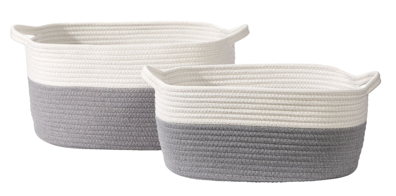 CANVAS Nesting Rope Baskets Set, 2-pk X9