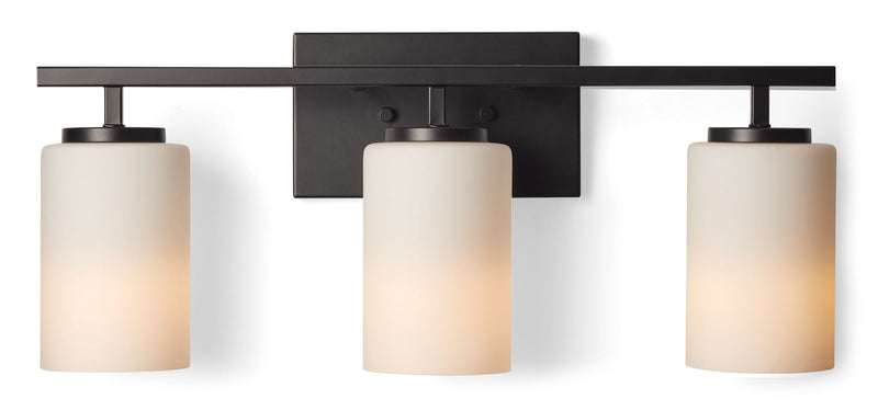 CANVAS Northfield 3-Light Vanity Light Fixture, Matte Black D6