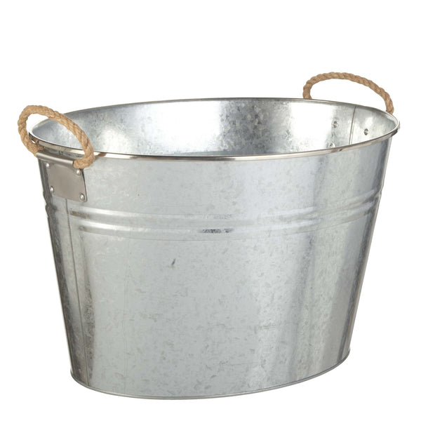CANVAS Outdoor Oval Galvanized Party Tub, Assorted I0