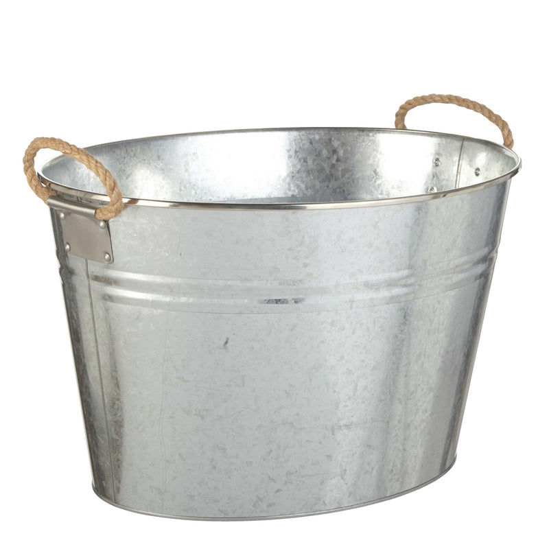 CANVAS Outdoor Oval Galvanized Party Tub, Assorted I0