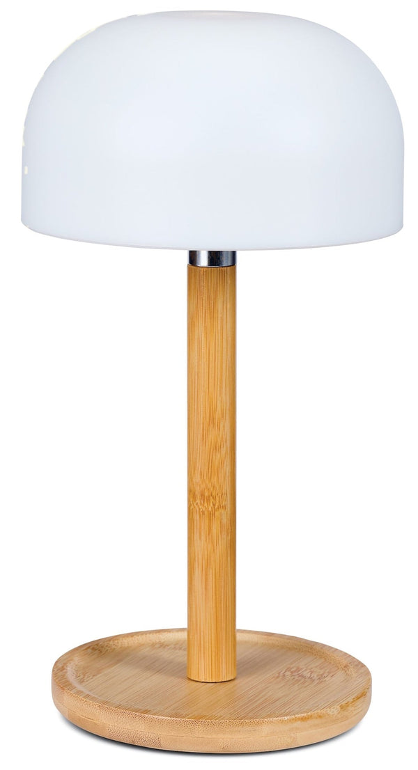 CANVAS Outdoor Rechargable Bamboo Mushroom Lamp, Multiple Colour Modes Z2