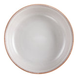 CANVAS Reactive Glaze Dinner Bowl, 1-pc, White with Reactive Glaze