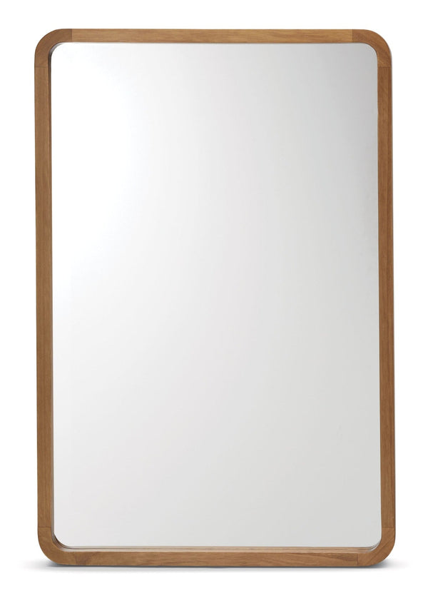 CANVAS Springside Pearwood Rectangular Wall Mirror, Brown, 24 x 36-in W8