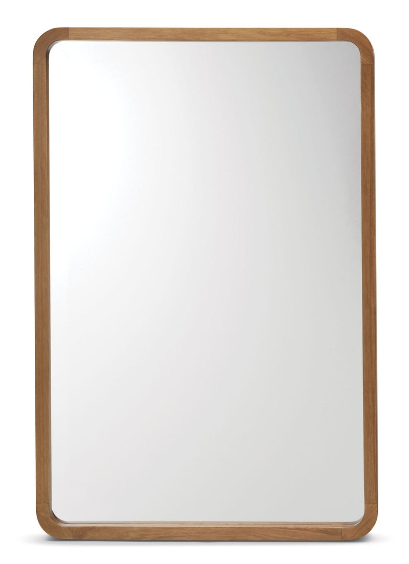 CANVAS Springside Pearwood Rectangular Wall Mirror, Brown, 24 x 36-in W8