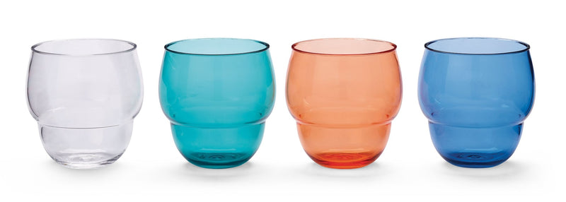 CANVAS Stacking Bubble Glass Set, BPA Free, Dishwasher Safe, Stackable U2