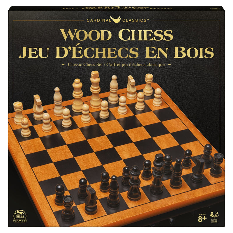 Cardinal Classics Premium Wood Chess Set, 2 Players, Ages 8+ S6