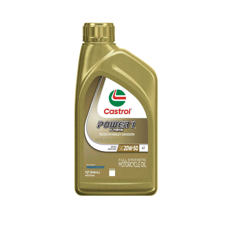 Castrol Power 1 Motorcycle Oil 4T 10W40, 946mL I7
