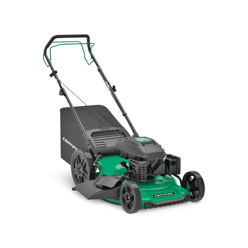 Certified 174cc 3-in-1 Gas Engine RWD Walk Behind Self-Propelled Lawn Mower, 22-in E2
