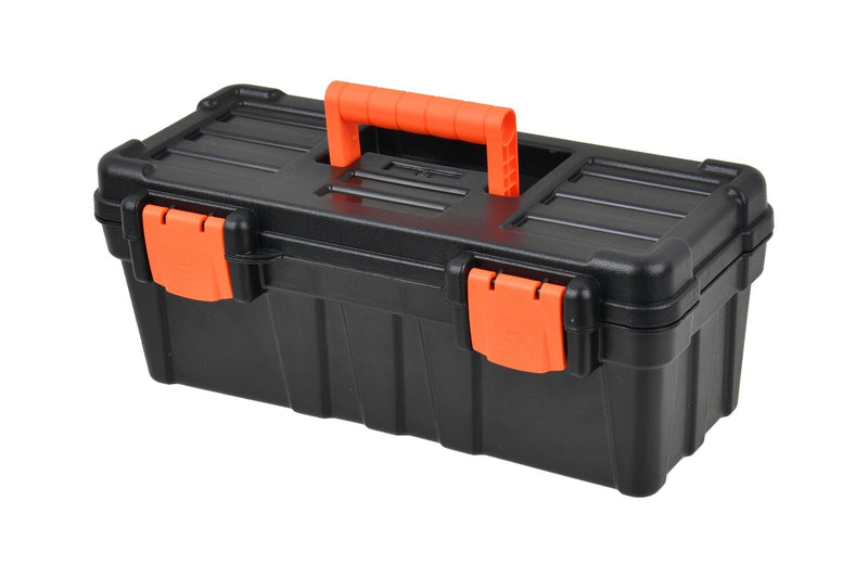 Certified 2.0 Sturdy Toolbox with Carry Tray, Black, 13-in L0