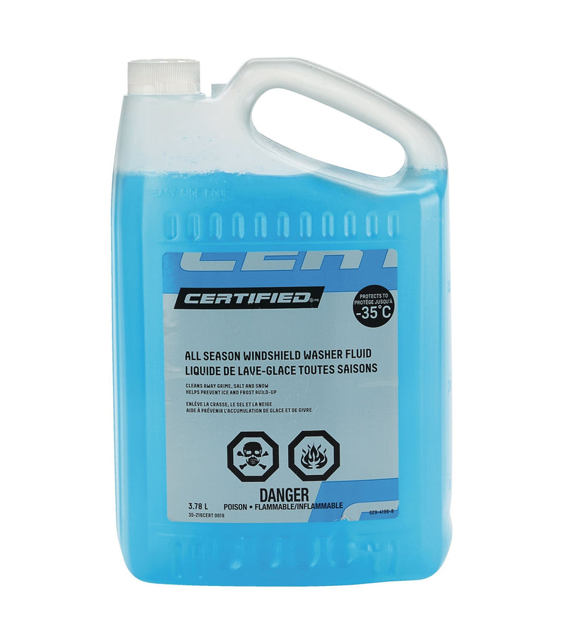 Certified All-Season Windshield Washer Fluid, -35°C, 3.78-L E1